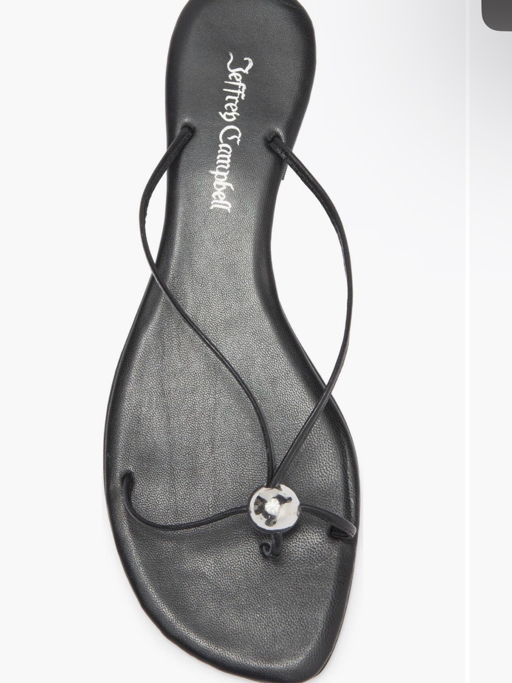Jeffrey Campbell Cherished Sandal, Chocolate Brown with Silver Detail